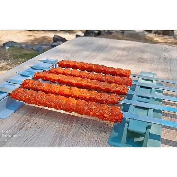 Hjemmespidd Grillspidd Utendørs Grillspidd Verktøy