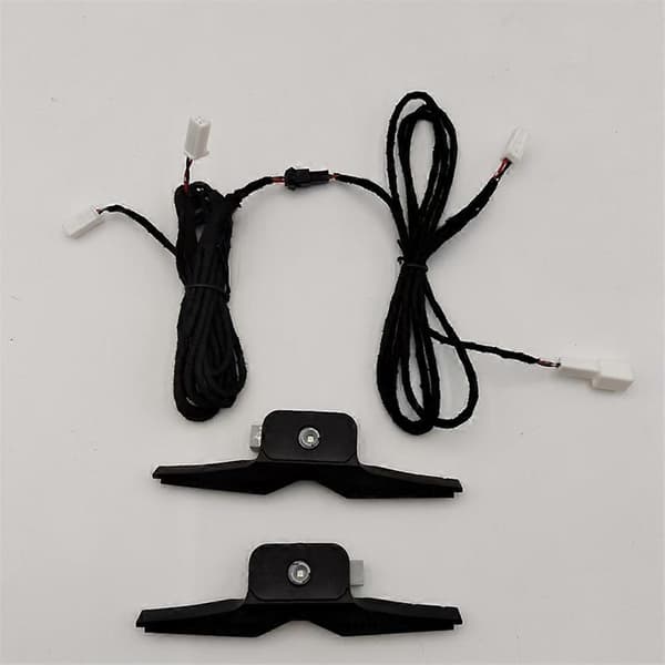 2 stk. bagfodslampe til omgivende lys dekorativt lys[J]