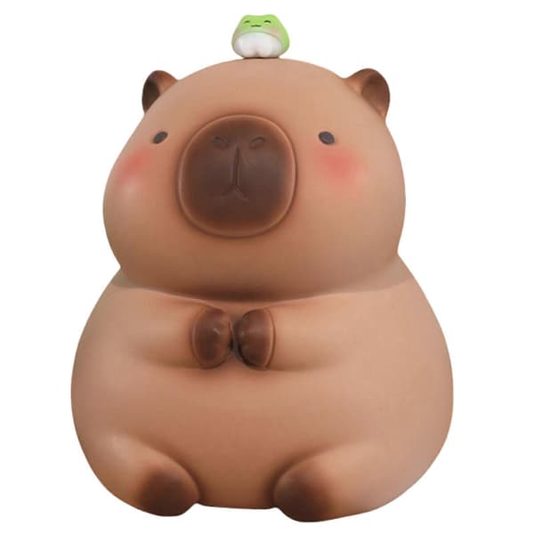 Uknuselige Capybara Spargriser for Barn Myntoppbevaring til Bursdag og Jul, Spargriser for Sparing[J] B