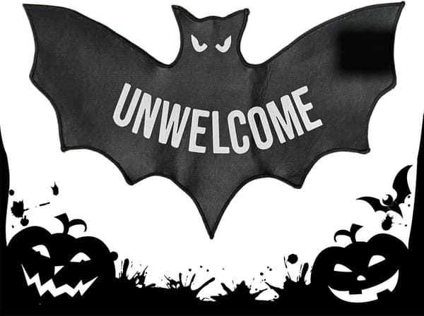 Sjov Goth Halloween Dørmåtte 90x60cm (JJ)