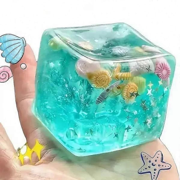 Stresslindring och klämning: 8-delars 3D Blind Box Leksaksset Package Three