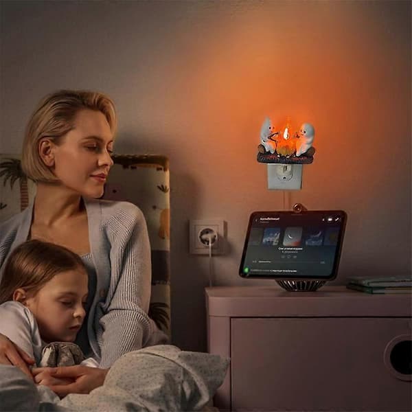 Blinkende Nattlampe Gresskardekorasjon for Barnerom