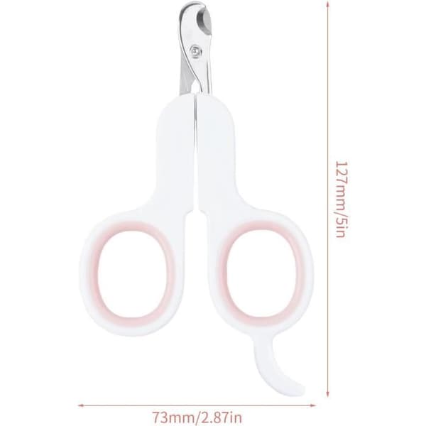 Negleklipper - Shengxi - Professionel - Rustfrit Stål - Ergonomisk - Pink[J] Pink, Grey, White
