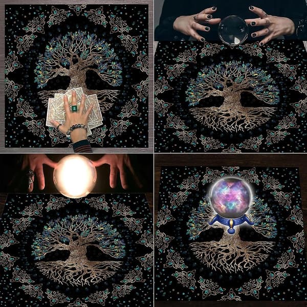Brädspel Kortdyna Tarot Duk Runor Spådom Altarlapp Bordsdukar[J] TLB6 60