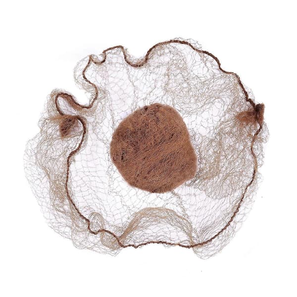 50 stk Hårnett for Hårknute Usynlig Elastisk Mesh 20 tommer 50 cm (Bulkpakning, Lys Brun)[J]