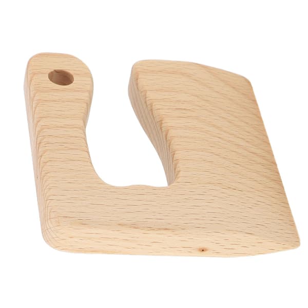 Utomhus träkniv för barn Ergonomisk grönsaksfrukt Barn Matlagning Träskärleksleksak för 2-8 år gamla[J]