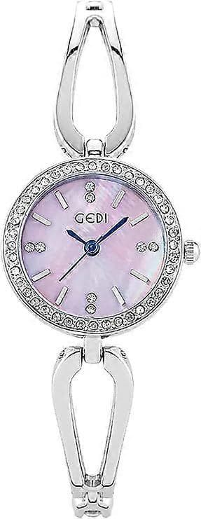 Dame Mode Quartz Armbåndsure Elegant Ur til Kvinder Vandtæt Rustfrit Stål Rem Luksus Dameur[J]