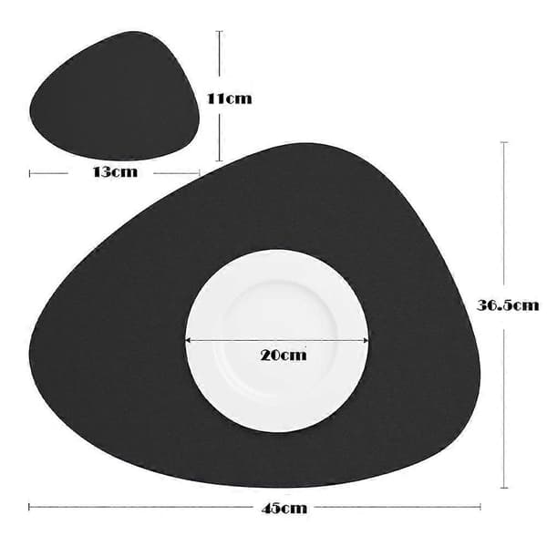 Pöytätabletti, luistamaton nahkainen pöytätabletti, kaksipuolinen pöytätabletti [XR][J]