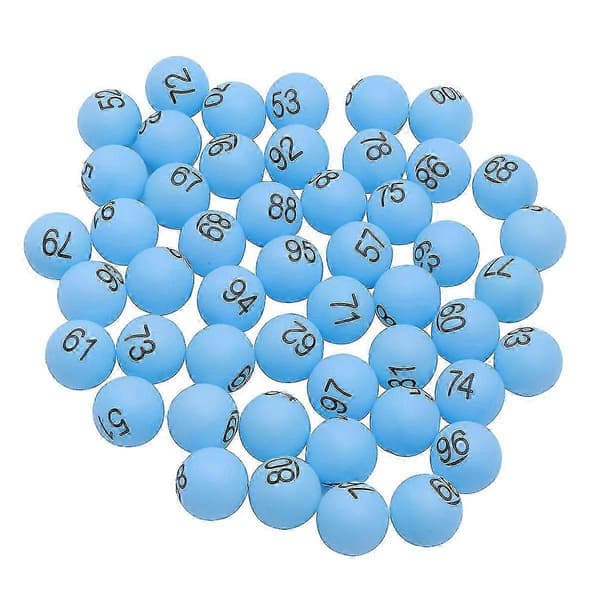 Numrerade Pingisbollar 100-pack för Beer Pong, Partyspel, Dekorationer