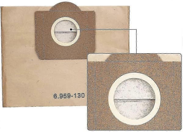 Støvsugerpose til Karcher 6.959130.0 WD3200 WD3300 Papirposefilter 12 stk [MI][J]