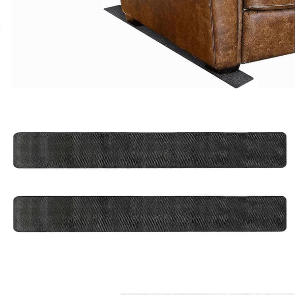2-pack halkfria möbelrälsdynor för vilstolar, soffor, stolar, etc. Perfekt halkfri möbeldyna [J]