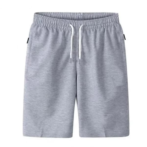 Cargo Shorts Elastisk Talje Tynde Løse Lomme Snøre Cargo Shorts Sort