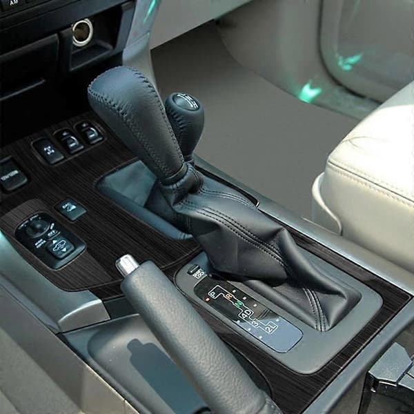 Skiftepanel til Toyota Land Cruiser Prado 120 2003-2009 Tilbehør i rustfrit stål[J] Black