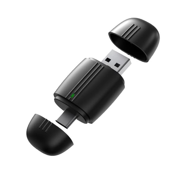 Trådløs CarPlay-adapter 2 i 1 Plug and play, automatisk forbindelse[J]