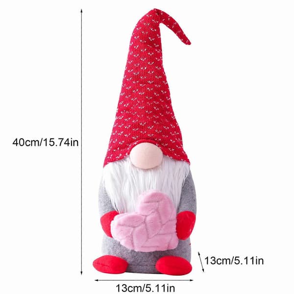 Vindu & Hjem Dekor Nisse Figur Valentinsdagsgave