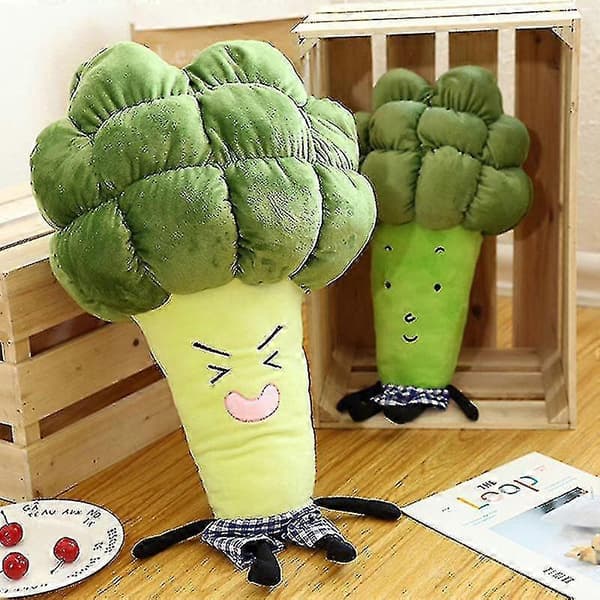 Broccoli Plyslegetøj Blød Komfortabel Pude