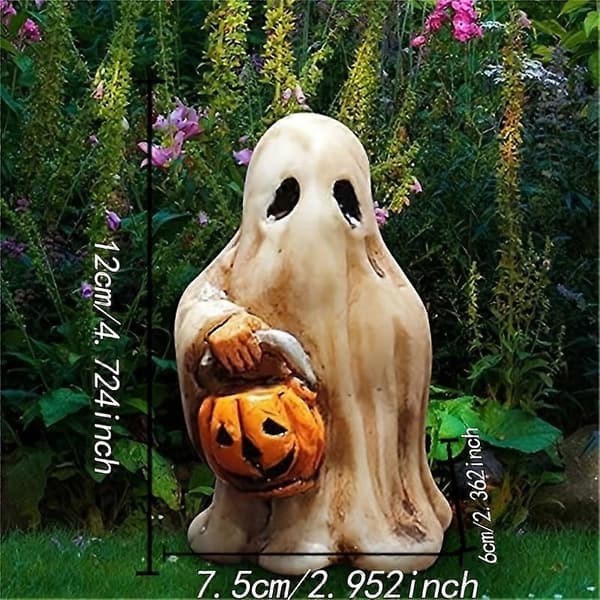 Halloween Pumpor Utomhus Dekorativa Gårdsprydnader 5-pack