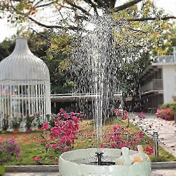 160 mm mini soldriven vattenfontän för pool, damm, vattenfall och trädgårdsdekoration