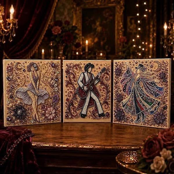 Utsmykket dekorativ kunstpanel i PLA B