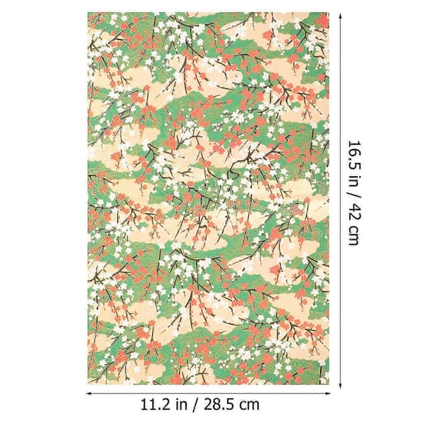 Japanskt omslagspapper Snyggt presentpapper för DIY 5 ark[J]