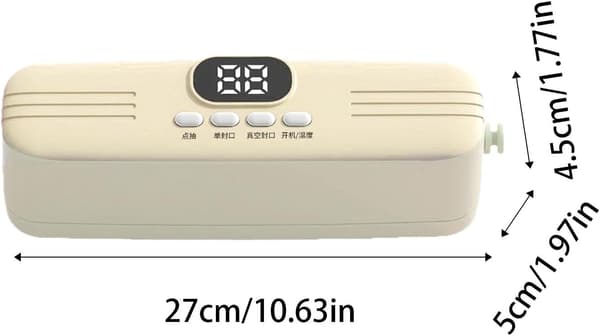 USB Sladdlös Vakuumförseglare Mini Bevarar Kött Snacks Förpackningspåsar (JJ)