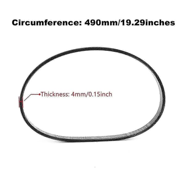 Qualcast M2E1232M/M2E1032M Gressklipper Gummiremdrift, 490mm x 14mm