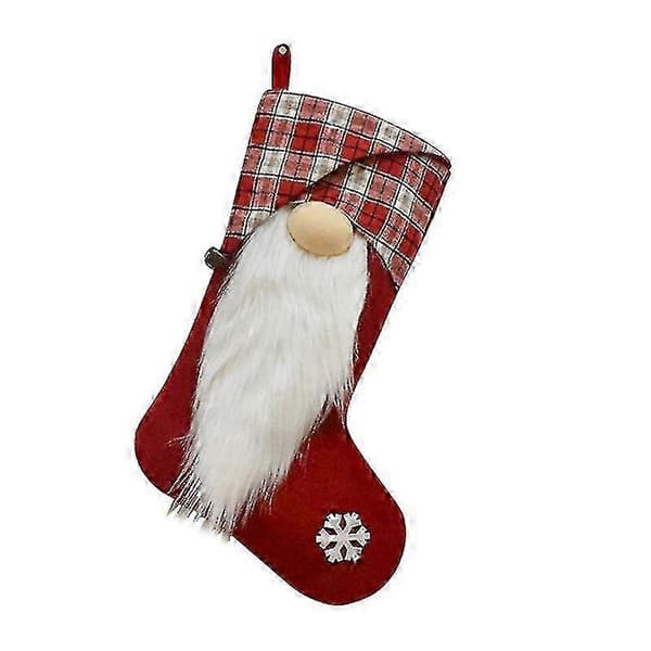 Julepynt Julestrømper Juletræspynt 2stk-rød 26s[J]
