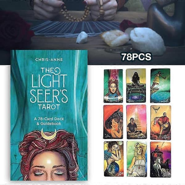 Valonkatsojan Tarot-kortit Perhejuhlien Ennustuslautapelit Paperikortti[J] multicolor