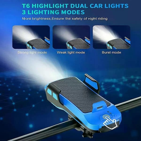 LED Sykkellys Vanntett USB Oppladbar Sykkellampe