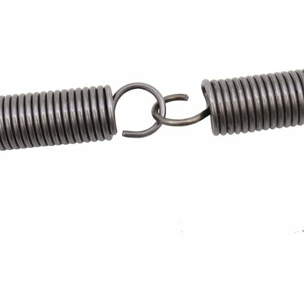 Stålfjäder med dubbla krokar, förlängd tryckfjäder - 2x18x150mm[J]