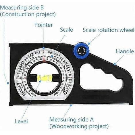 Universell ingeniørinklinometer, hellingsmåler, multifunksjonell, for[J]