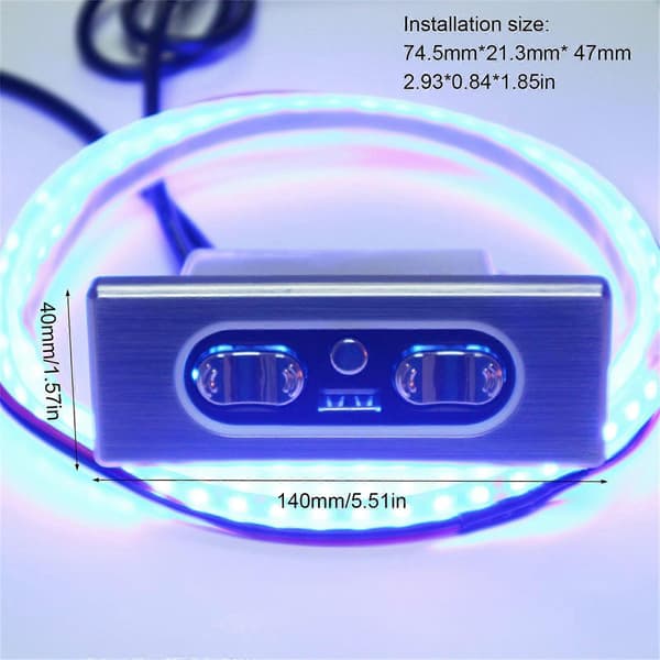 Elektrisk Sofalænestol 5 Knaps Håndkontrol Afbrydere Stolelift Controller Lænestol Sofa Udskiftningsknap[J] Multicolor