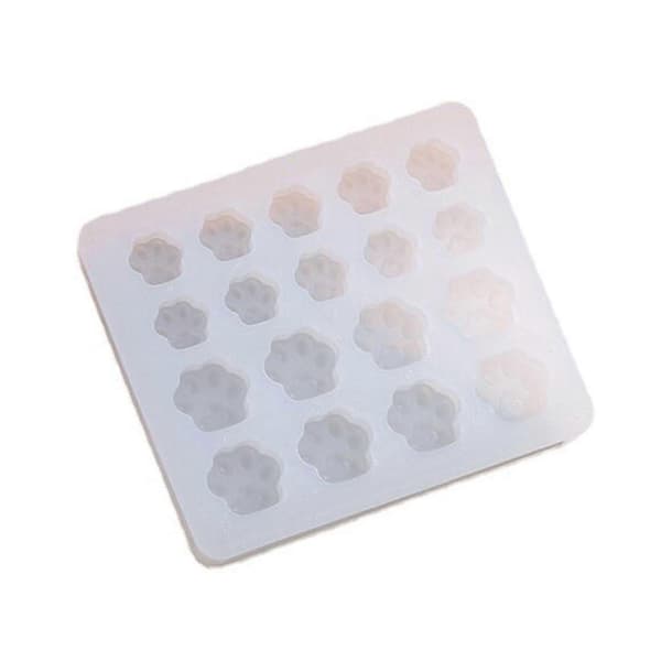 DIY Håndværk Konvolutter Scrapbooking Harpiks Silikoneform til Vokssegl Stempel Voksforseglingsmåtte Silikone Kattepote Voksform[J] D