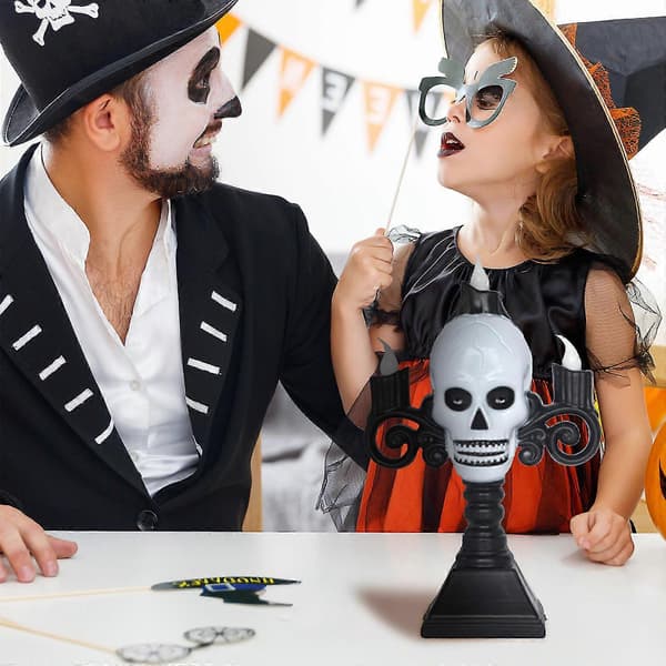 Skummel Spøkelse Hodelykt Prop Halloween Dekorasjon Gresskarlykt