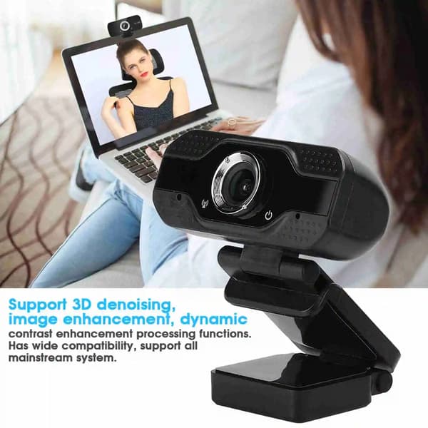 webcam 1080P HD indbygget mikrofon[J]