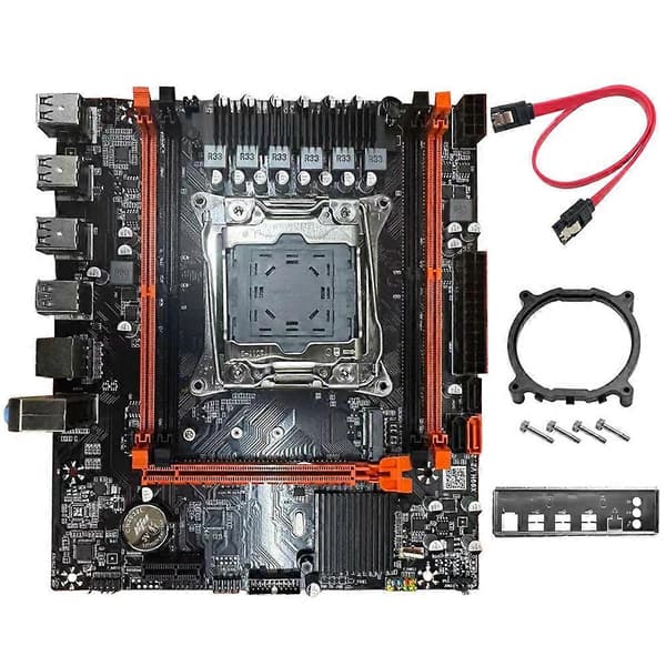 X99 D4 Stationär Moderkort LGA2011-3 4X DDR4 REG ECC RAM-platser B85 M.2 PCIE SATA3.0 X99 Spelmoderkort[J]