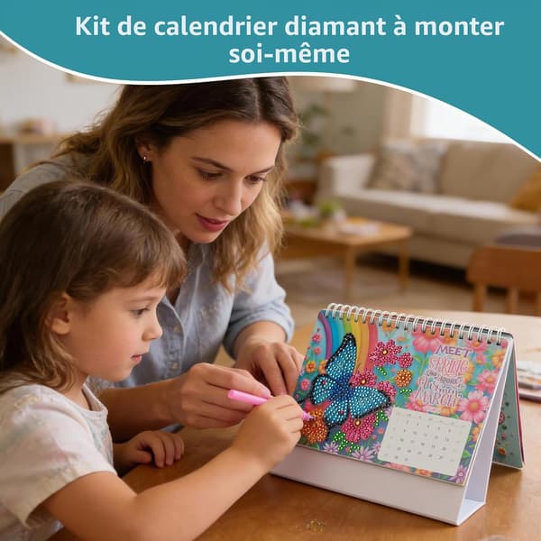 Diamantmålning Julkalender 2026 Skrivbordsstorlek 30x20cm (JJ)