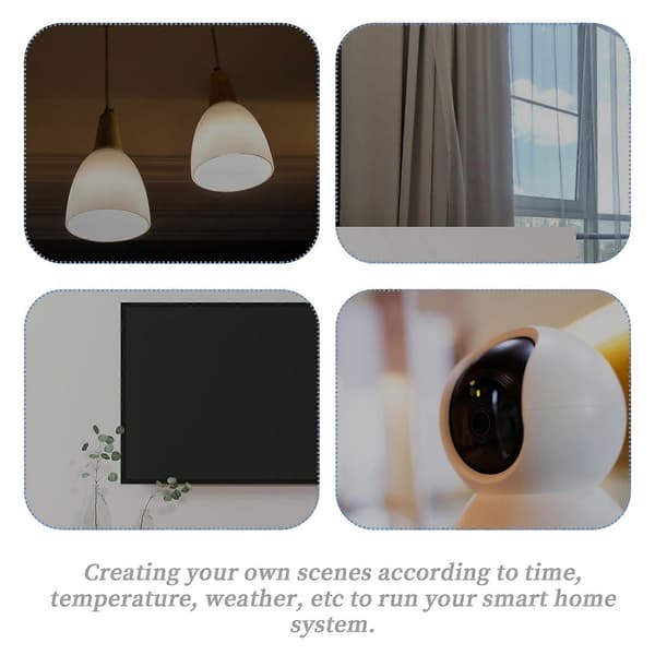 ZigBee 3.0 Smart Hub, trådlös gateway-brygga för app-röstfjärrkontroll, fungerar för Home Assistant[J] White