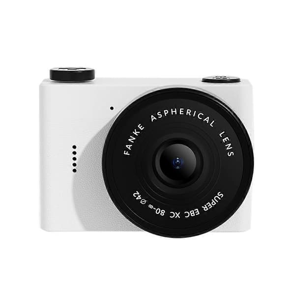 A5 Lite Digitalkamera Fotopunktkamera Juleleker for Barn År Videokamera Hvit[J] White