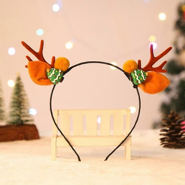 Julepannebånd Barn Hårbånd God Jul Hodeplagg for Barn Jenter[J] Mushroom bell