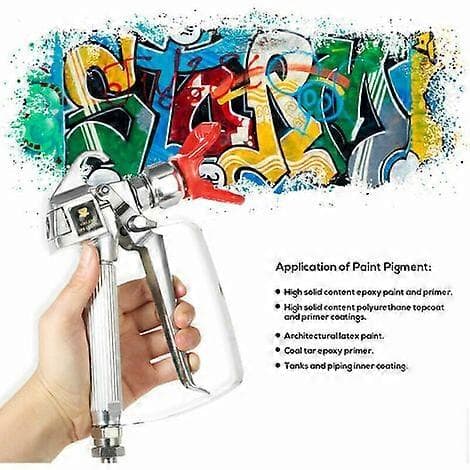 Pneumatisk Airbrush Special Högtrycksfärgspruta 3600psi Latex[J]