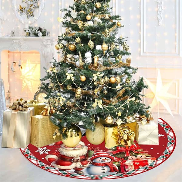 Julgransmatta 90 cm Rund Utsökt (JJ)