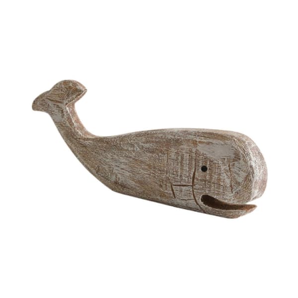 Val Träskulptur Rustik Skrivbordsdekoration 18 cm