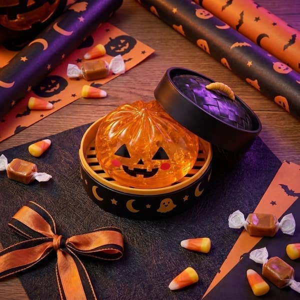Halloween Spooky Ghost Dumpling, Dumplings Squish med dampkoger Stressbolde Stresslindrende Fidget Sensorisk til Helligdage & Fødselsdagsgaver