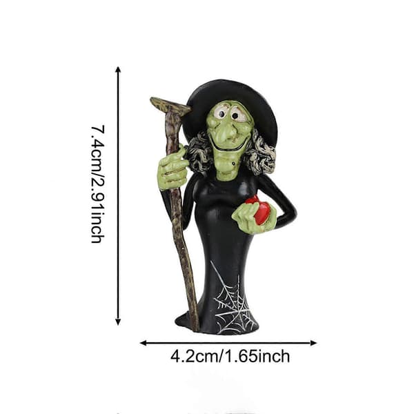 Halloween Statue Ornament Samlerobjekt Miniature 3.5