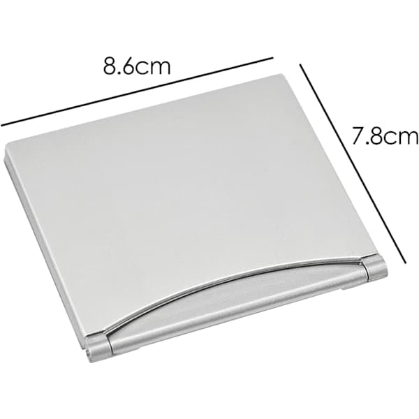 Bordsklocka Silver Digital LCD Temperatur Larm NY Skrivbordsklocka[J]