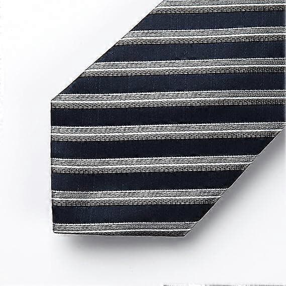 Herre bryllupsslips ternet/houndstooth slips og lommetørklæde Herre slips og lommetørklæde sæt (A-Navy/Grå) [XR][J]