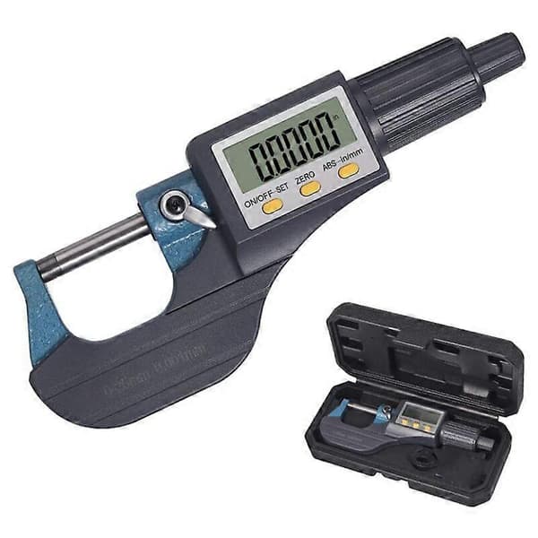 0-25 mm LCD Digital Elektronisk Mikrometer Digital Palm Utomhus M [XR][J]