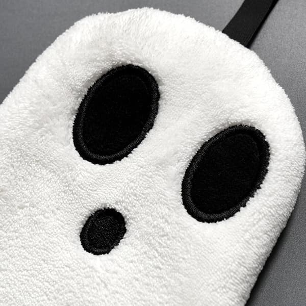 Halloween Spøgelse Broderede Håndklæder - Absorberende Bløde (12-pak) (JJ)