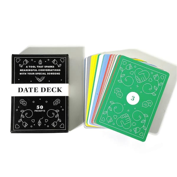 50 kortin Intimacy Deck by Bestself -pariskuntapeli, strategiakorttipeli, lahja [J] Black 1 box